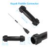 2PCS Plastic Kayak Paddle Connectors, Lightweight Oars Shaft Connectors for Inflatable Boats and Stand Up Paddles view 2