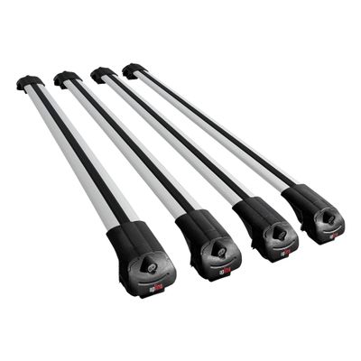 accessorypart Compatible with Nissan NV200 (M20) 2010-2019 ACE-1 Car Roof Rack Cross Bar Grey Aluminium 4 Bars