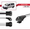 accessorypart Compatible with Nissan NV200 (M20) 2010-2019 ACE-1 Car Roof Rack Cross Bar Grey Aluminium 4 Bars view 3