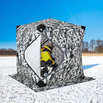 GagalU Portable Pop-Up Ice Fishing Shelter Outdoor Camping Tent Warm Portable Insulated Ice Fishing Tent Fishing Shanty