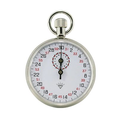 1PCS Steel Mechanical Stopwatch Track Field Running Competition Stopwatch Metal Sports Training Timer Handheld Stop Watch (1PCS/504 No Pause)