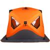 GagalU Ice Fishing Shelter Waterproof Oxford Fabric Portable Ice Shanty Tent for 3-4 Person Ice Shelter W/Carrier Bag Detachable Ventilated Windows for Ice Fishing view 1