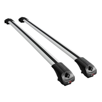 accessorypart Compatible with Nissan NV200 (M20) 2010-2019 ACE-1 Car Roof Rack Cross Bar Grey Aluminium 2 Bars