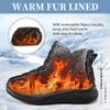 Ecetana Womens Snow Boots Winter Shoes: Ankle Booties Warm Fur Lined Waterproof Non-Slip Boots for Women view 4