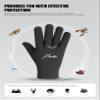 Hevto Neoprene Gloves 3mm Men Women Wetsuit Scuba Dving Gloves Liquid Sealed Seams Keep Warm (G5-Black, S) view 3