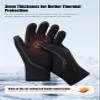 Hevto Neoprene Gloves 3mm Men Women Wetsuit Scuba Dving Gloves Liquid Sealed Seams Keep Warm (G5-Black, S) view 4