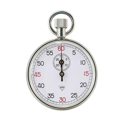 1PCS Steel Mechanical Stopwatch Track Field Running Competition Stopwatch Metal Sports Training Timer Handheld Stop Watch (1PCS/505 No Pause)