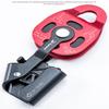 Climbing Lift Pulley One-Way Climbing Ascender Pulley, Heavy Object Lifter Ascender Device, for Mountaineering, Caving, Aerial Work, Rescue, Heavy Lifting and so on (7.48, Red, 1) view 3