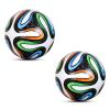 2Pcs Set - World Cup 2014 Brazil Size 5 Famous Match Football Replica, Soccer Balls Size 5 (World Cup 2014 Soccer Ball) view 1