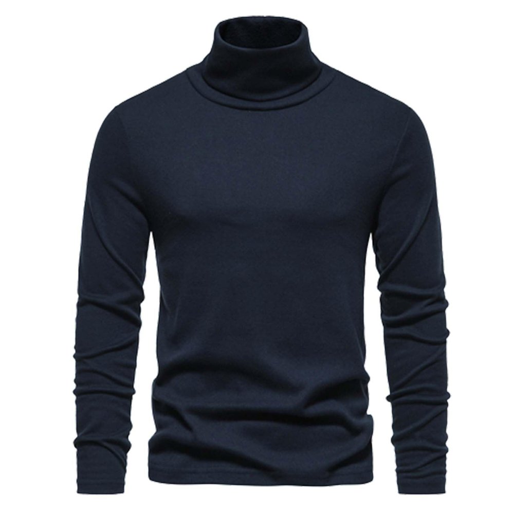 Buddhi Mens Slim Fit Mock Turtleneck Pullover Sweater Casual Basic Knitted Thermal Sweaters Long Sleeve Lightweight Slim Fit Basic Tops Basic Undershirt Stretch Sweaters