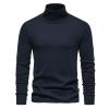 Buddhi Mens Slim Fit Mock Turtleneck Pullover Sweater Casual Basic Knitted Thermal Sweaters Long Sleeve Lightweight Slim Fit Basic Tops Basic Undershirt Stretch Sweaters view 1