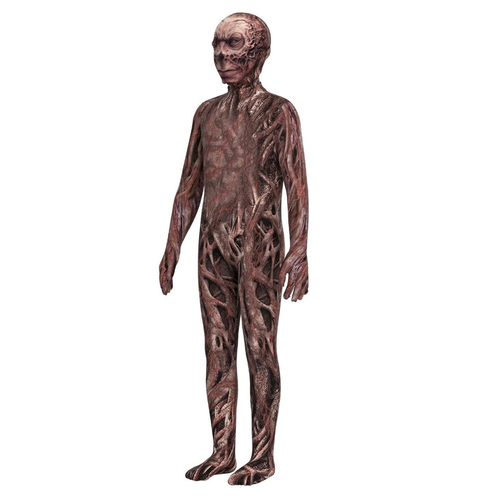 LUNK Skeleton/Zombie/Tree Root Man Bodysuit Adult Halloween Cosplay Jumpsuit Family Groups Halloween Costume Outfit