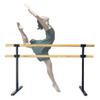 Ballet Barre Mobile Double Layer Steel Ballet Barre, Adjustable Height 80-105cm, Maximum Load 150kg (Color : Black, Size : 1.5M/5FT) view 1
