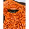 AHS us Introducing New Cut Pannel Shape Designer Leather Dressage Treeless Saddle. (14.5", Natural/Brown) view 3