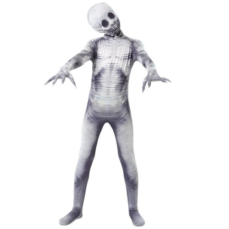 LUNK Skeleton/Zombie/Tree Root Man Bodysuit Adult Halloween Cosplay Jumpsuit Family Groups Halloween Costume Outfit