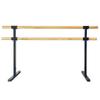 Ballet Barre Mobile Ballet Barre, with Wooden Handles and Steel Frame, Suitable for Use by Adults and Children (Color : Black, Size : 2M/6.6FT) view 1