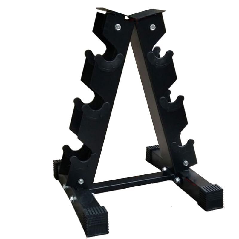 BDJSN Dumbbell Weight Rack Stand Only, 6 Pairs A-Frame Compact Dumbbells Holder, Storage Holder Dumbbells Rack, for Home Gym Exercise