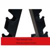 BDJSN Dumbbell Weight Rack Stand Only, 6 Pairs A-Frame Compact Dumbbells Holder, Storage Holder Dumbbells Rack, for Home Gym Exercise view 4