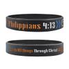 32 Packs Bible Verse Bracelets Bulk Christian Scripture Jesus Silicone Bracelet Inspirational Rubber Wristbands Philippians 4 13,John 3 16,Romans 8 28,Matthew 5 16 Bracelets Religious Gift view 2
