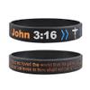 32 Packs Bible Verse Bracelets Bulk Christian Scripture Jesus Silicone Bracelet Inspirational Rubber Wristbands Philippians 4 13,John 3 16,Romans 8 28,Matthew 5 16 Bracelets Religious Gift view 3