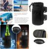 Bike Motorcycle Cup Holder, Water Bottle Holder Handlebar for Bike with Mesh Pockets, Universal Cycling Water Bottle Drink Cup Cage for, Scooter, Mountain Bike, Road Bike, (Black, One Size) view 3