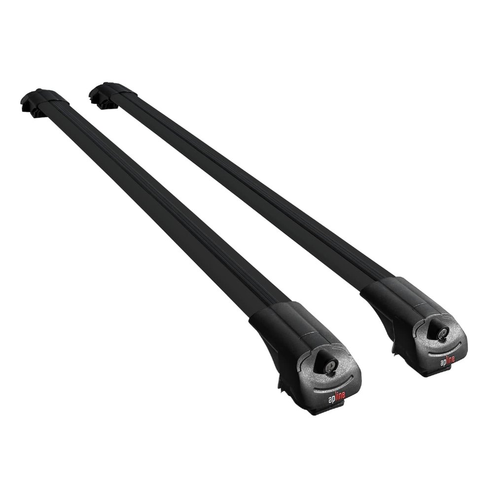acpar Compatible with Nissan NV200 (M20) 2010-2019 ACE-1 Car Roof Rack Cross Bar Black Aluminium 2 Bars