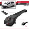 acpar Compatible with Nissan NV200 (M20) 2010-2019 ACE-1 Car Roof Rack Cross Bar Black Aluminium 2 Bars view 3