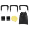 50mm 55mm 60mm Aluminium Alloy Golfer Putting Training Aid for Putt Alignment, 3pcs Golfer Putt Alignment Goal Gate, Stroke Practice, Golfer Putting Track Trainer view 1