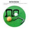 50mm 55mm 60mm Aluminium Alloy Golfer Putting Training Aid for Putt Alignment, 3pcs Golfer Putt Alignment Goal Gate, Stroke Practice, Golfer Putting Track Trainer view 2
