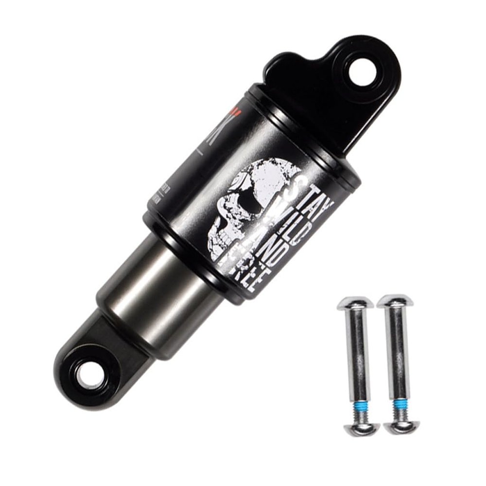 125 150 165mm Oil Spring Shock Bike Rear Shock Absorber With Bushing And Screw Aluminum Alloy Rear Shocks 750 Lbs (Size : 120/550lbs)