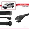 acpar Compatible with Nissan NV200 (M20) 2010-2019 ACE-1 Car Roof Rack Cross Bar Black Aluminium 4 Bars view 3