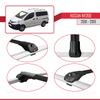 acpar Compatible with Nissan NV200 (M20) 2010-2019 ACE-1 Car Roof Rack Cross Bar Black Aluminium 4 Bars view 4