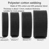 Webbing 3/4 1 1.5 2 inch  5 Yards 16 Colors  Polyester Cotton Webbing Strap for Bags DIY Crafting view 2