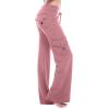 Overstock Outlet Womens Cargo Pants High Waist Wide Leg Pants with Pockets Casual Button Stretch Yoga Workout Leggings Gym Sweatpants view 2