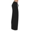 Womens Cargo Pants High Waist Wide Leg Pants with Pockets Casual Button Stretch Yoga Workout Leggings Gym Sweatpants view 3