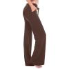 2023 Womens Cargo Pants High Waist Wide Leg Pants with Pockets Casual Button Stretch Yoga Workout Leggings Gym Sweatpants view 2