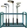 Scpantkend Golf Club Organizers Display Stand Rack 27 Putter Holder, Durable Metal Golf Clubs Shelf Organizer Storage Equipment, Green view 1