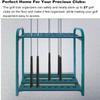 Scpantkend Golf Club Organizers Display Stand Rack 27 Putter Holder, Durable Metal Golf Clubs Shelf Organizer Storage Equipment, Green view 4