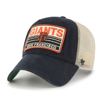 '47 MLB Four Stroke Mesh Trucker Clean Up Adjustable Hat, Adult One Size Fits All (San Francsico Giants)