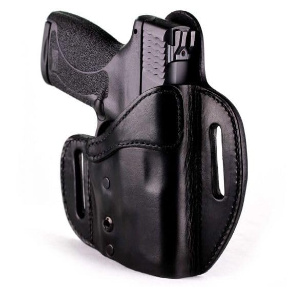 Urban Carry LockLeather OWB Holster for Walther PPQ (SC) - Secure & Comfort Hybrid Leather/Polymer Design for 3.5-inch Barrel