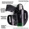 Urban Carry LockLeather OWB Holster for Walther PPQ (SC) - Secure & Comfort Hybrid Leather/Polymer Design for 3.5-inch Barrel view 2