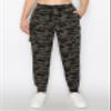 ALWAYS Cargo Jogger Pants for Women - Super Soft Casual Lounge Sweatpants Print Black Camo 143 L view 2