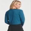 4 Pack: Women's Quick Dry Dri Fit Long Sleeve Shirts Women Crop Top Tops Crew Athletic Cropped Tee T-Shirt T Shirt Twist Front Workout Womens T-Shirts Yoga Tees Running Active Gym Wicking - Set 6, L view 3