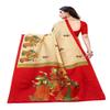 IMTRA FASHION Indian Printed Saree for Women Art Silk Sari with Unstitched Blouse view 4