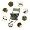 BESPORTBLE 1pc Portable Folding Beach Chair Backrest Insulated Fishing Stool Storage Bag Heavy Duty Frame for Camping Hiking Outdoor Activities view 2