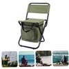 BESPORTBLE 1pc Portable Folding Beach Chair Backrest Insulated Fishing Stool Storage Bag Heavy Duty Frame for Camping Hiking Outdoor Activities view 3