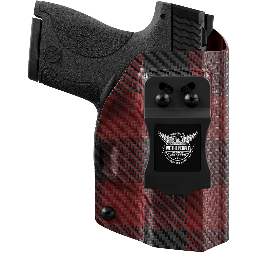 We The People Holsters - Red Plaid - Right Hand - IWB Holster Compatible with Beretta APX Full Size w/Olight PL-Mini 2 Valkyrie