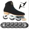 Jackson Ultima Inline Roller Skates/Black Vista/Bundle with Protege Wheels and Tools/Women's Size 8 / JUST LAUNCHED 2023 view 1