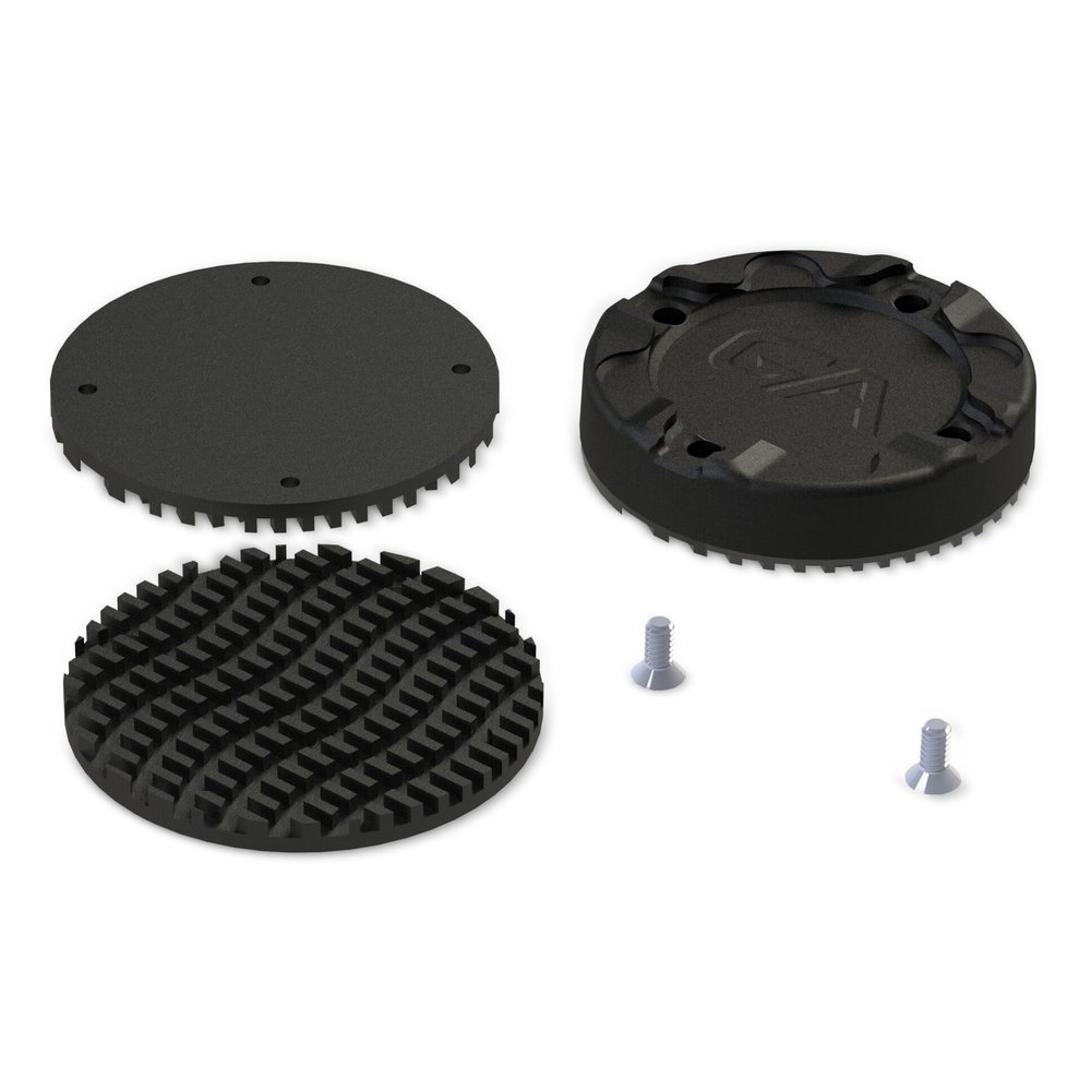 Guardian Angel Velcro Clip Mount Accessory  Magnetic Mount with Screw-in Feature  Includes Velcro or 3M Dual Lock  for Helmets with Velcro, Tactical Gear with Velcro Patches & More