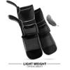 DXM Martial Arts Shin Guards Kickboxing Leg Guards with Instep Protection for for Muay Thai, Boxing, MMA, Karate, Taekwondo, Sparring, Training, MMA Equipment (S, Silver & Black) view 4
